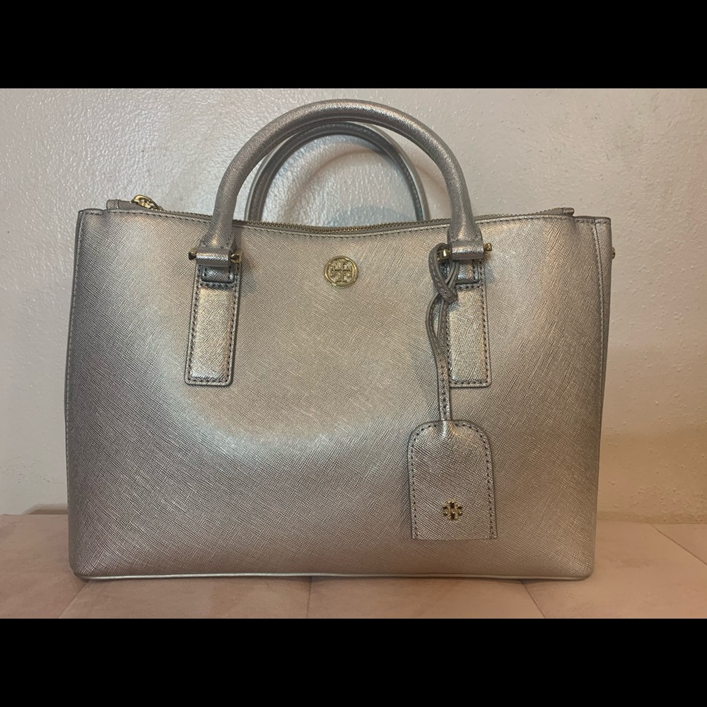 Tory Burch double zip Tote